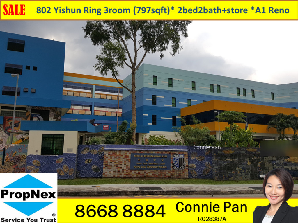 Blk 802 Yishun Ring Road (Yishun), HDB 3 Rooms #117643952